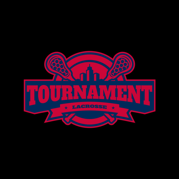 Tournament Lacrosse Logo Template Thumbnail