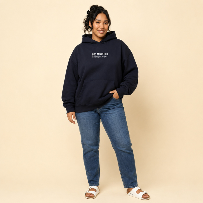 GOD ANSWERED WOMEN'S HOOD Thumbnail