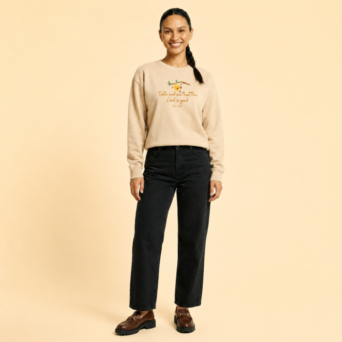 TASTE AND SEE WOMEN'S SWEATSHIRT Thumbnail