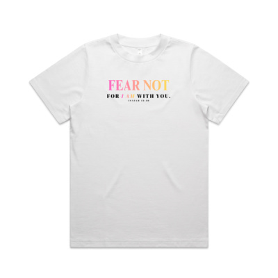 FEAR NOT WOMEN'S TEE (HEAVY) | PINK Thumbnail