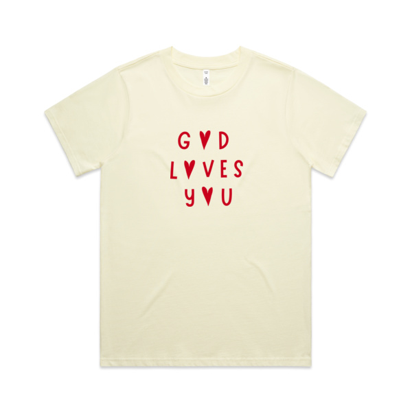 GOD LOVES YOU WOMEN'S TEE Thumbnail