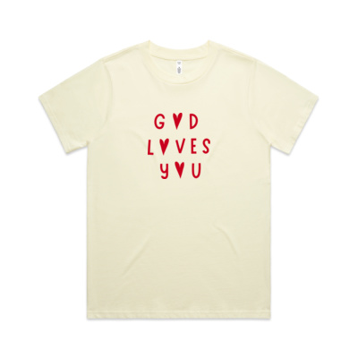 GOD LOVES YOU WOMEN'S TEE Thumbnail