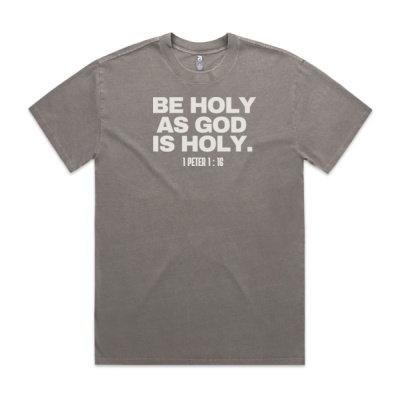 BE HOLY FADED MEN'S TEE (HEAVY) Thumbnail