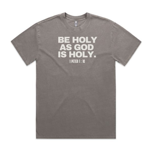 BE HOLY FADED MEN'S TEE (HEAVY) Thumbnail