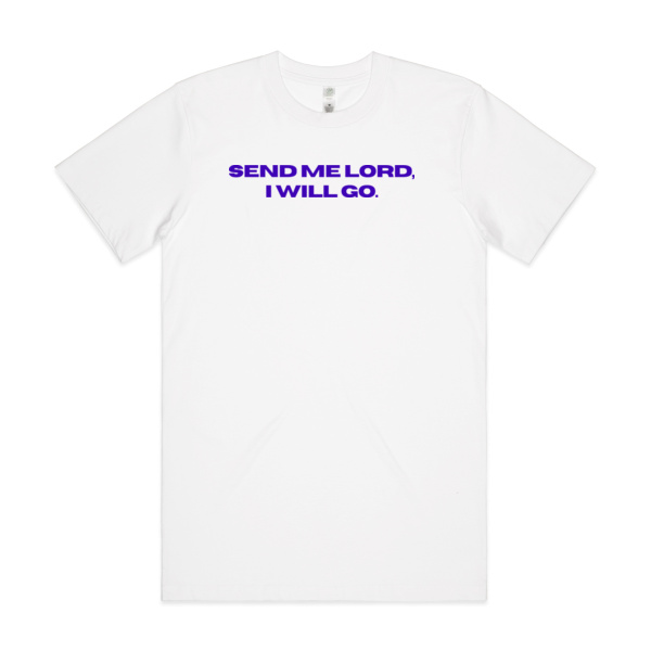 I WILL GO MEN'S TEE | BLUE PRINT Thumbnail
