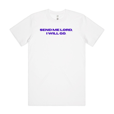 I WILL GO MEN'S TEE | BLUE PRINT Thumbnail