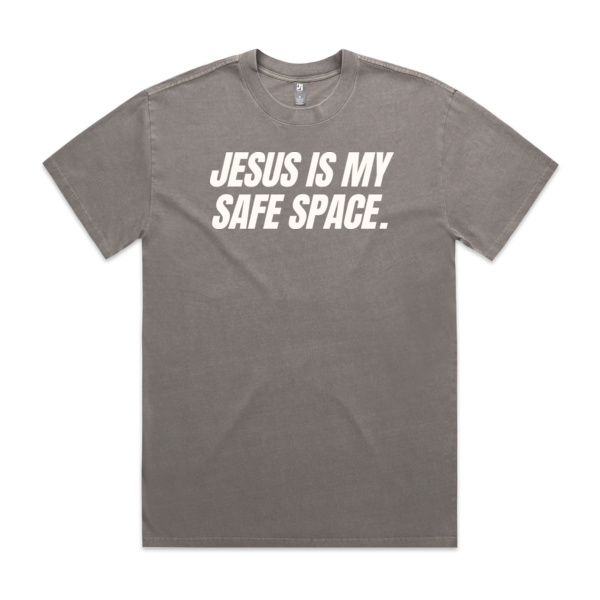 SAFE SPACE MEN'S FADED TEE (HEAVY) Thumbnail
