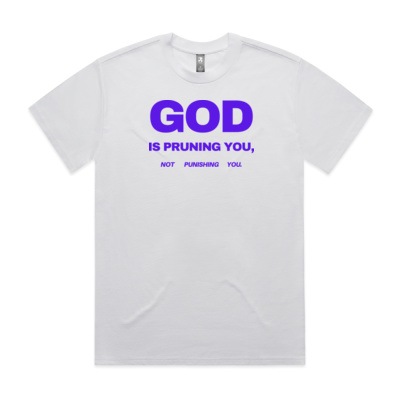 GOD IS PRUNING YOU MEN'S TEE (HEAVY) | BLUE PRINT Thumbnail