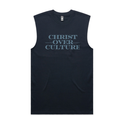 CHRIST OVER CULTURE MEN'S TANK | BLUE PRINT Thumbnail
