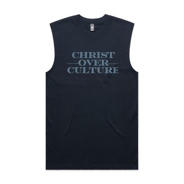 CHRIST OVER CULTURE MEN'S TANK | BLUE PRINT Thumbnail