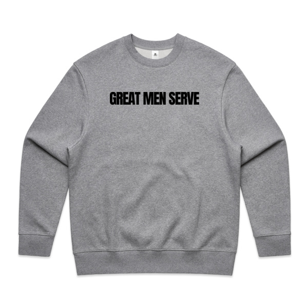 GREAT MEN SERVE CREW | BLACK PRINT Thumbnail