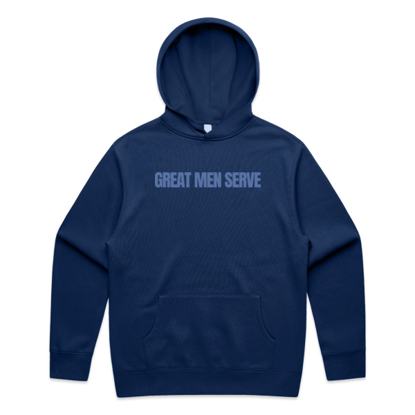 GREAT MEN SERVE HOOD | BLUE PRINT Thumbnail