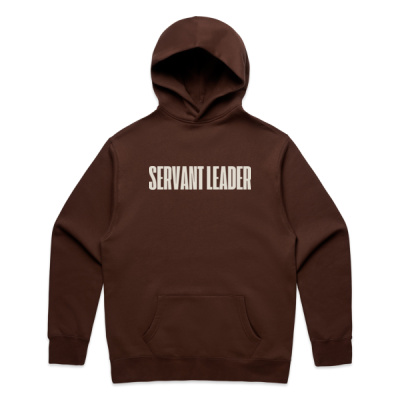 SERVANT LEADER MEN'S HOOD | BEIGE PRINT Thumbnail