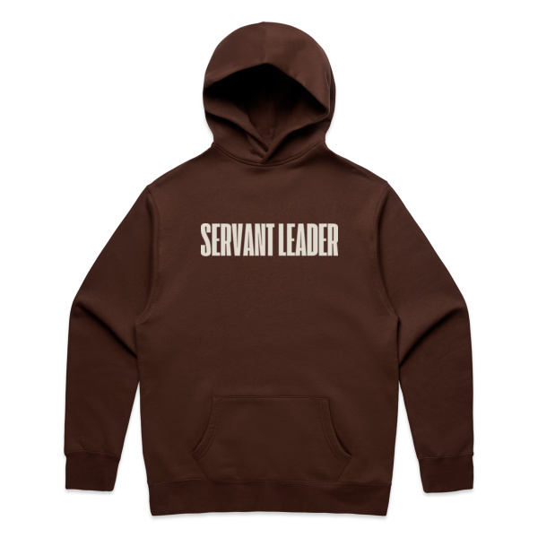 SERVANT LEADER MEN'S HOOD | BEIGE PRINT Thumbnail
