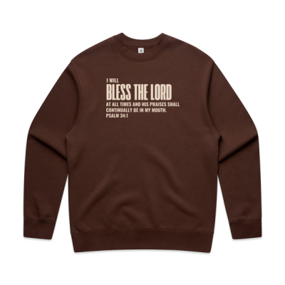 BLESS THE LORD MEN'S CREW Thumbnail