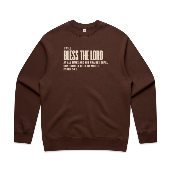 BLESS THE LORD MEN'S CREW Thumbnail