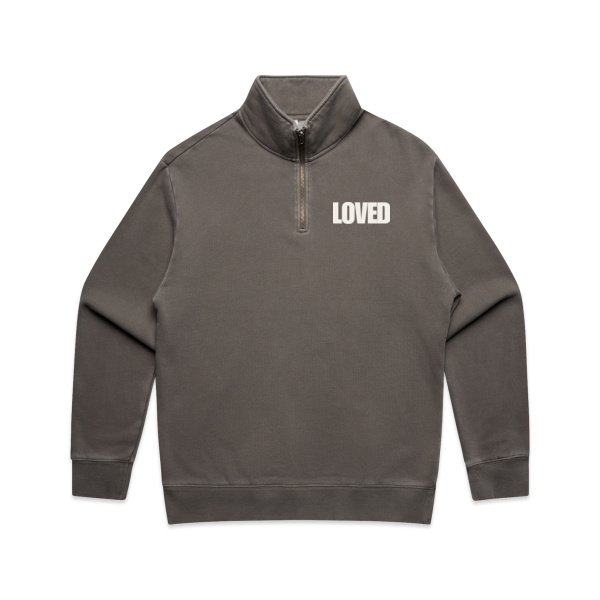 MEN'S LOVED HOODIE HALF ZIP Thumbnail