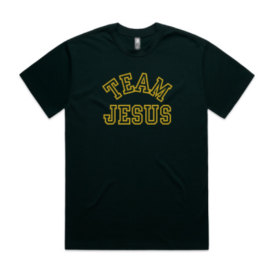 MEN'S TEAM JESUS TEE | YELLOW PRINT Thumbnail