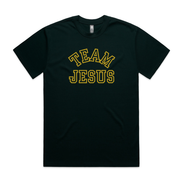 MEN'S TEAM JESUS TEE | YELLOW PRINT Thumbnail