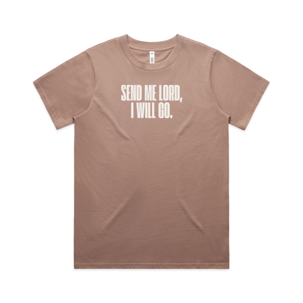WOMEN'S I WILL GO TEE Thumbnail