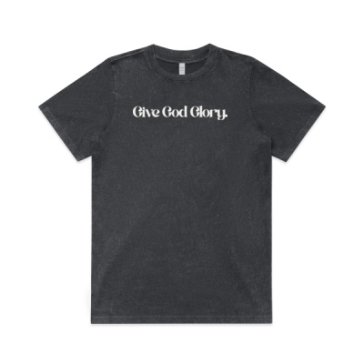 GIVE GOD GLORY (HEAVY) STONE WASH WOMEN'S TEE Thumbnail