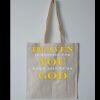 Budget Calico Tote Bag Thumbnail