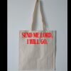 Budget Calico Tote Bag Thumbnail