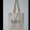 Budget Calico Tote Bag Thumbnail